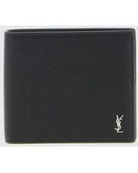 Saint Laurent - Tiny Cassandre East/West Wallet - Lyst