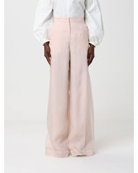 Max Mara - Silk Flared Trousers - Lyst