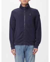 Blauer - Cotton Zip-Up Sweatshirt - Lyst
