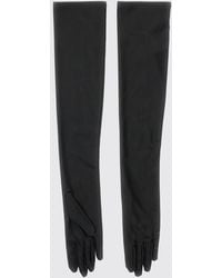 7 For All Mankind - High-Cuff Slip-On Smooth Leather Gloves - Lyst