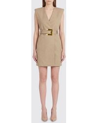 Balmain - Cotton Mini Dress - Lyst
