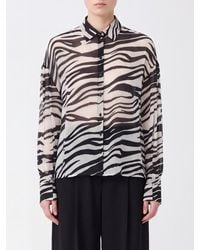 Patrizia Pepe - Zebra Print Safari-Style Shirt - Lyst