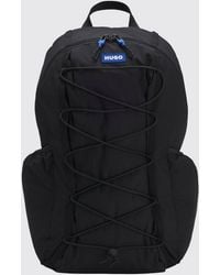 HUGO - Recycled Polyester Backpack With Adjustable Shoulder Straps And Zip Closure - Lyst