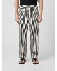 Tom Ford - Striped Silk Wide Leg Trousers - Lyst