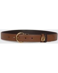 Fendi - Ff Reversible Leather Belt - Lyst