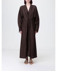 Tela - Linen Blend Midi Dress - Lyst