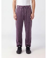 Y-3 - Recycled Polyester Trousers With Drawstring Waist And Belt Loops - Lyst