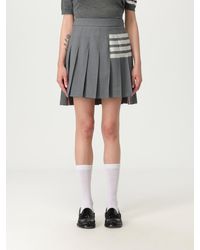 Thom Browne - "4-Bar" Mini Pleated Skirt - Lyst