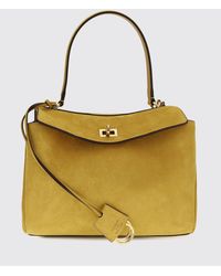 Balenciaga - Rodeo Small Suede Calfskin Handbag With Charm - Lyst