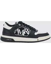 Amiri - Ma Quad Smooth Calf Leather Sneakers With Logo - Lyst