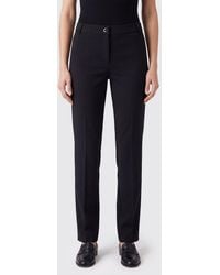 Pinko - Protea High-Waisted Tailored Skinny Trousers - Lyst