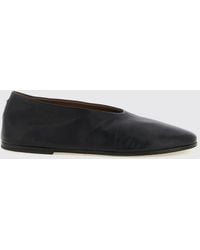 Marsèll - Coltellaccio Smooth Calf Leather Ballet Flats With Leather Sole - Lyst