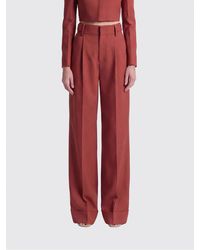 Alberta Ferretti - Pantalones Palazzo De Crepé - Lyst