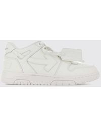 Off-White c/o Virgil Abloh - Out Of Office Calf Leather Sneakers With Signature Zip Tie Tag - Lyst