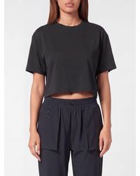 Philipp Plein - Crop Cotton T-Shirt - Lyst