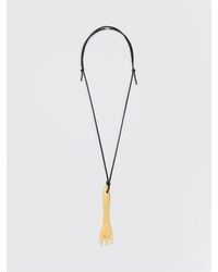 Lemaire - Gua Sha Fork Necklace - Lyst