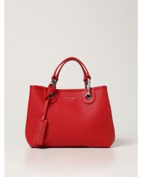 Emporio Armani Handbag In Textured Synthetic Leather