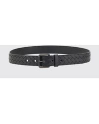 Bottega Veneta - Intrecciato Weave Calfskin Leather Belt - Lyst
