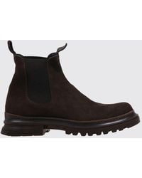 Alberto Fasciani - Suede Chelsea Boots With Lug Sole - Lyst