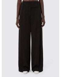 Sportmax - Viscose Wide-Leg Trousers - Lyst