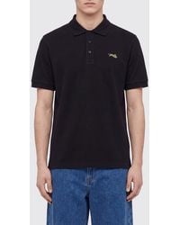 KENZO - Polo À Manches Courtes En Coton Avec Patch Logo - Lyst