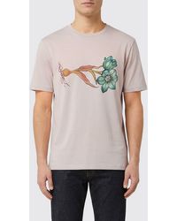 Paul Smith - Cotton T-Shirt With Floral Print - Lyst