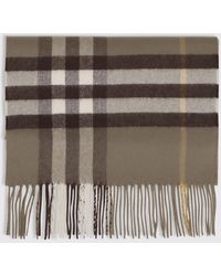 Burberry - Bufanda De Cachemira Con Motivo Check - Lyst