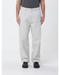 Carhartt - Striped Cotton Wide-Leg Trousers - Lyst