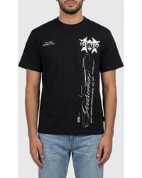Gcds - Printed Cotton T-Shirt - Lyst