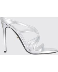 ALEVI - Mony Laminated Leather Mules With 11Cm High Heel - Lyst