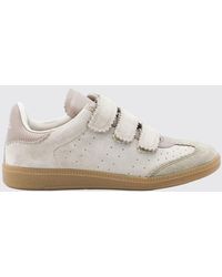 Isabel Marant - Beth Suede Trainers With Velcro Strap Closure - Lyst