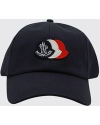Moncler - Cotton Baseball Cap With Logo - Lyst