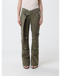 Blumarine - Slim Fit Cotton Trousers - Lyst