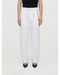 DARKPARK - Phebe Wide Leg Cotton Trousers - Lyst