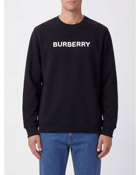 Burberry - Cotton Crewneck Sweatshirt With Logo - Lyst