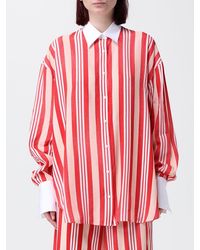 Ermanno Scervino - Striped Viscose Relaxed Shirt - Lyst