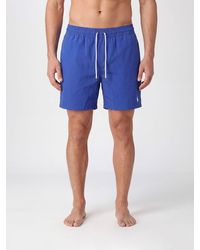 Polo Ralph Lauren - Swim Shorts With Pony Logo And Drawstring Waist - Lyst