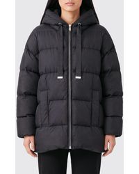Max Mara - Nerine Short Quilted Nylon Down Jacket With Hood And Zip Closure - Lyst