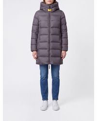 Parajumpers - Marion Long Quilted Down Jacket With Hood And High Neck - Lyst