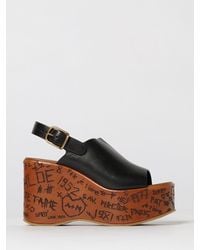 Chloé - Chlo&Eacute Sandalo Con Zeppa Maxime - Lyst