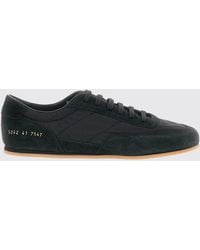 Common Projects - Minimal Runner Suede And Nylon Sneakers - Lyst