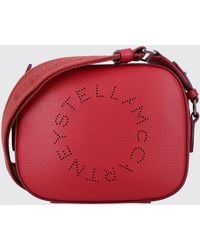Stella McCartney - Stella Logo Mini Handbag With Perforated Circular Detail - Lyst