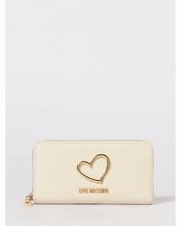 Love Moschino - Heart Faux Leather Wallet - Lyst