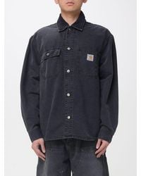 Carhartt - Mitch Cotton Overshirt With Logo - Lyst