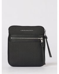 Emporio Armani - Polyamide Bag With Jacquard Logo - Lyst