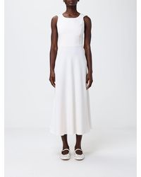ARMANI EXCHANGE - Crêpe Midi Dress - Lyst
