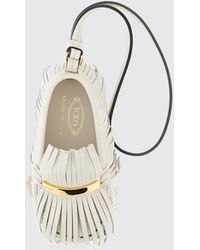 Tod's - Leather Loafer Keychain - Lyst