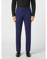 Philipp Plein - Slim Fit Stretch Cotton Tailored Trousers With Rear Logo - Lyst