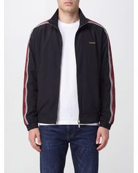 Versace - Sudadera De Tejido Técnico Con Cremallera Y Logo En Contraste - Lyst