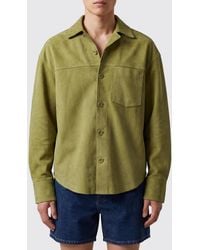 Ami Paris - Suede Shirt - Lyst